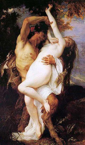 Alexandre Cabanel Nymphe et Satyre